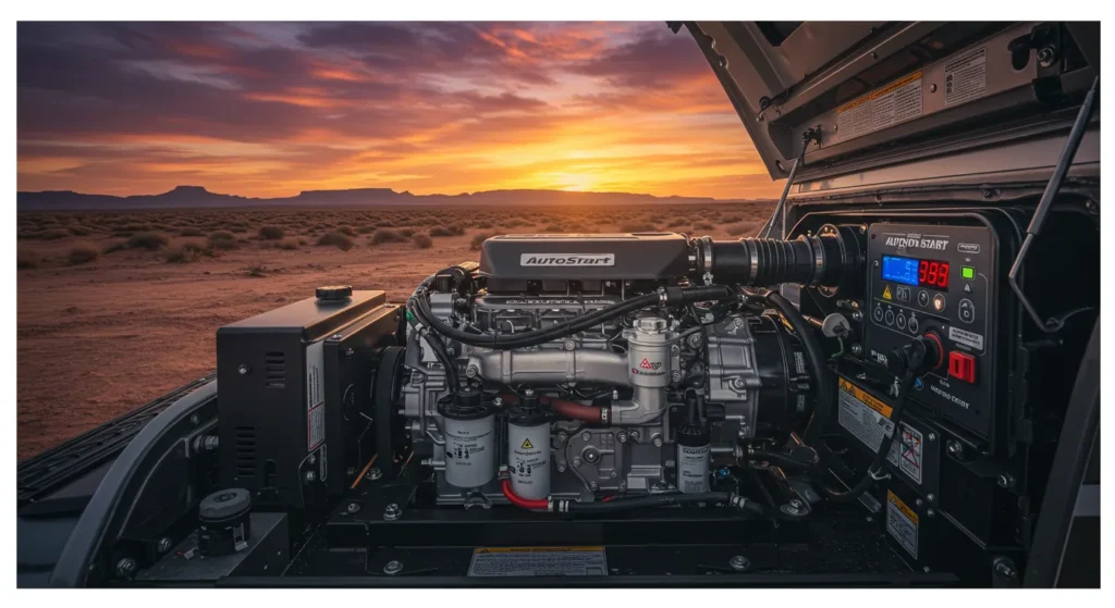 12,500-Watt Diesel Generator with Auto Start