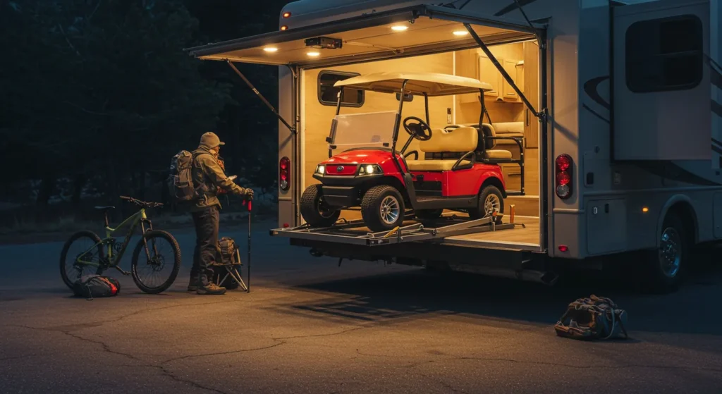 31. Built-In Garage for Golf Cart or Motorcycle
