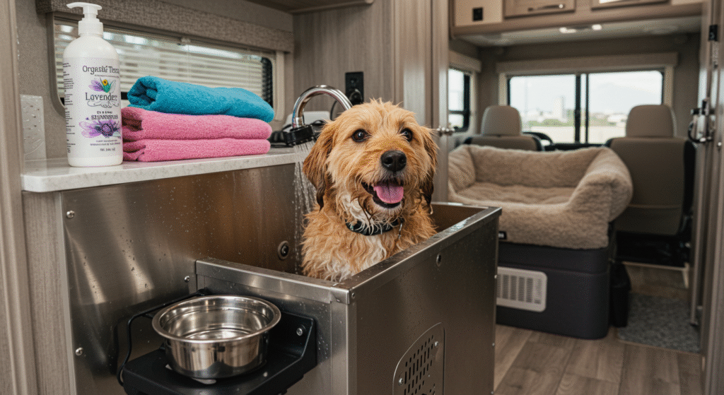 Pet-Friendly Amenities Including Wash Station