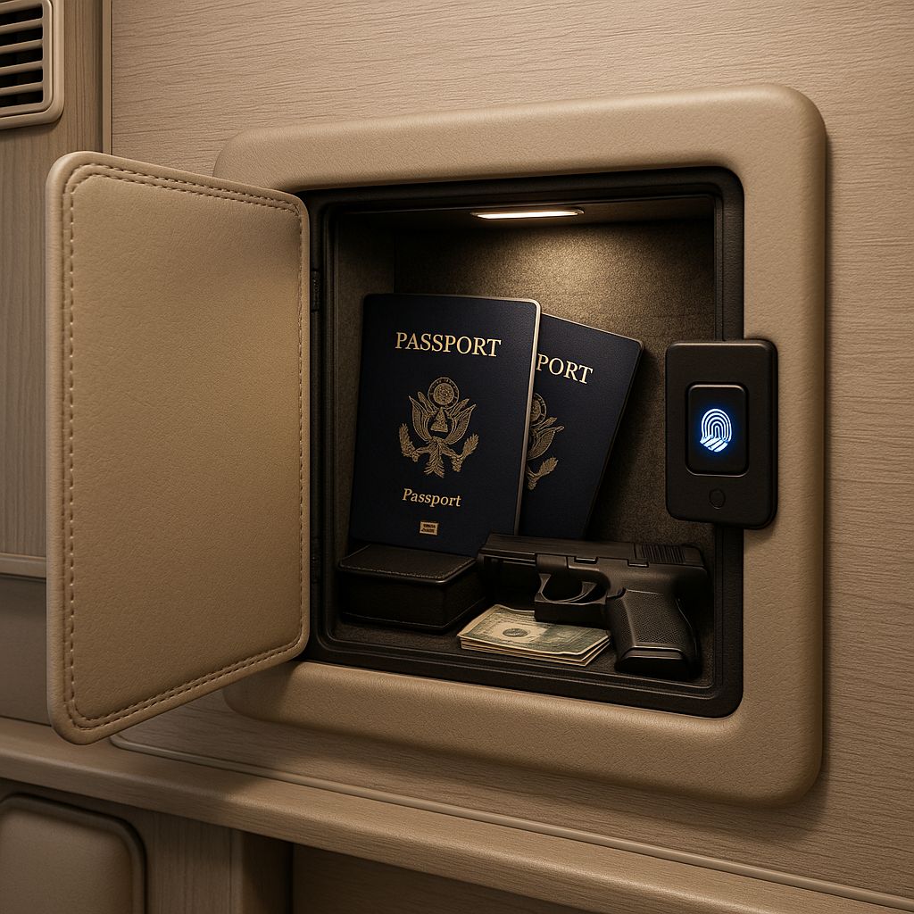 Hidden Gun Safe with Fingerprint Lock