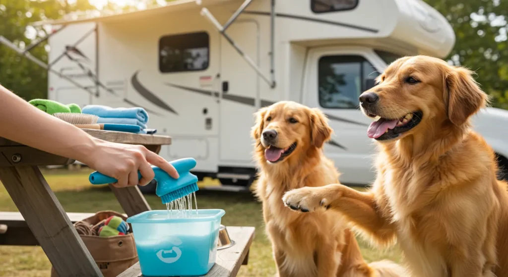 6. Pet Cleaning Station