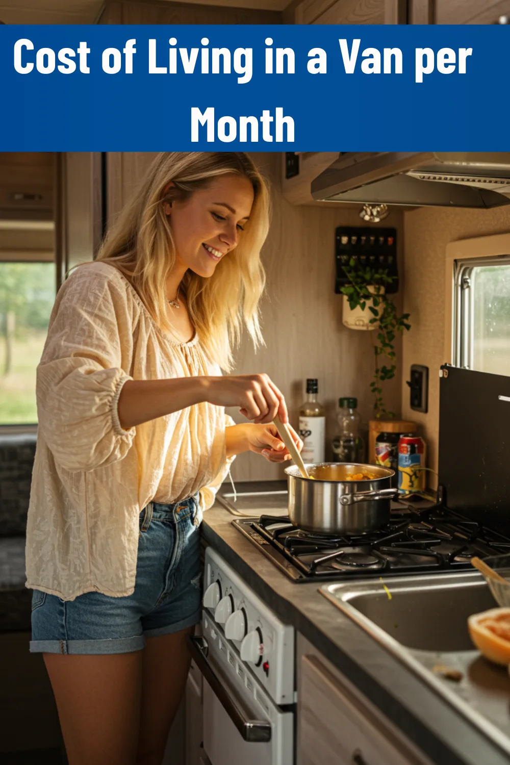 RV monthly cost of living in a van