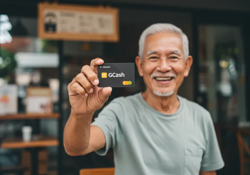 senior citizen use Gcash card