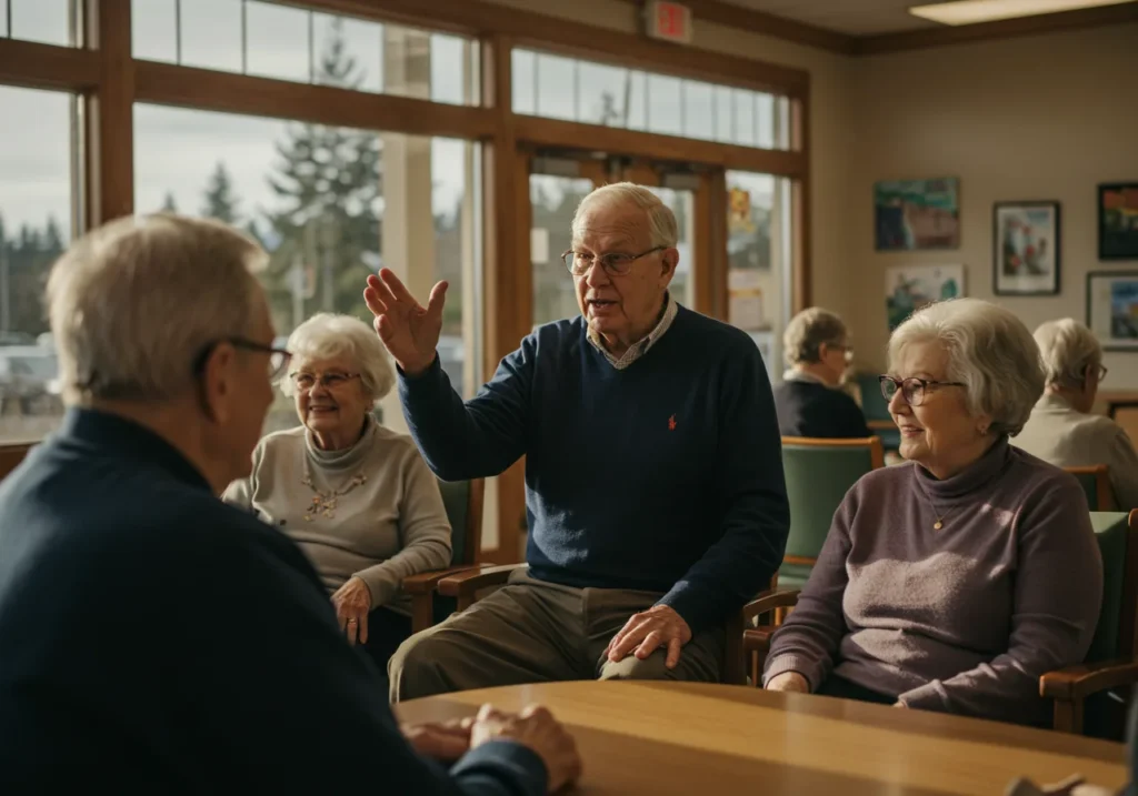 Active Seniors at community center